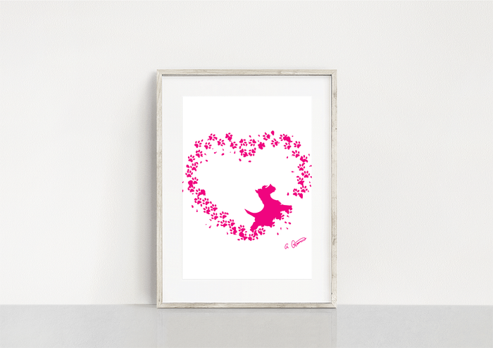 Love Paws Art Print