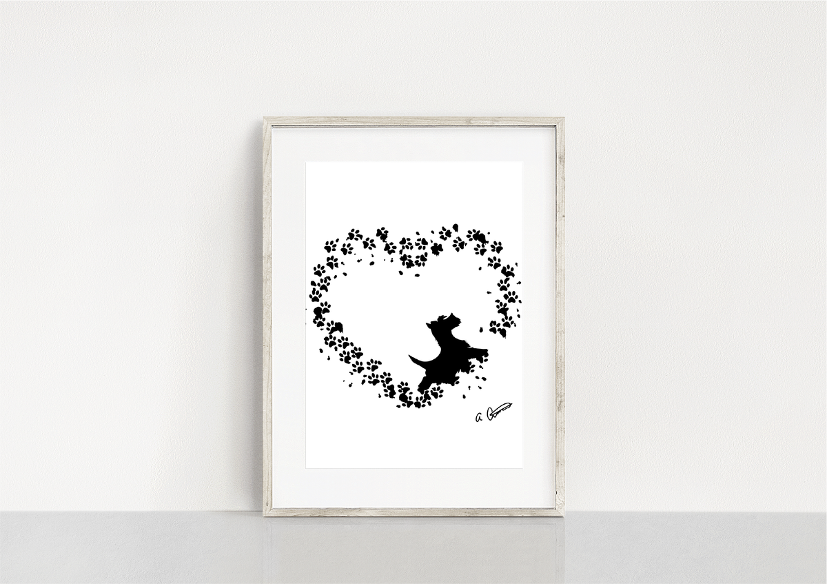 Love Paws Art Print