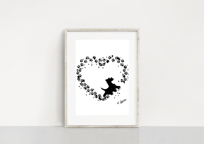 Love Paws Art Print