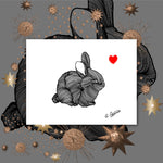 Product Photo of Bunny Love Art Print