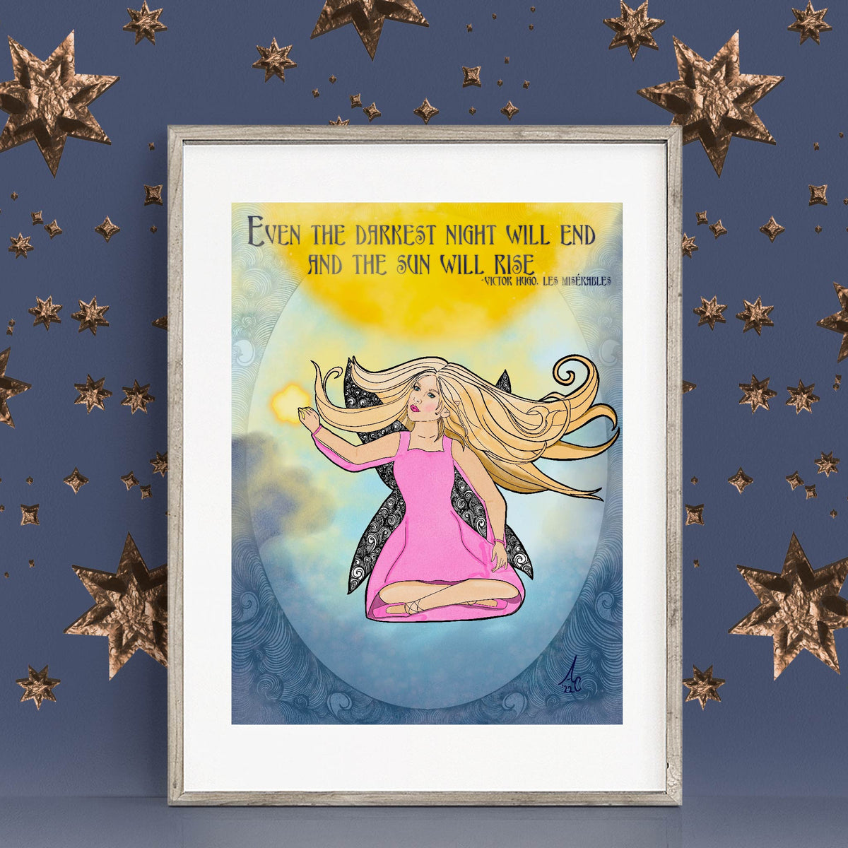 Sunrise Fairy Art Print